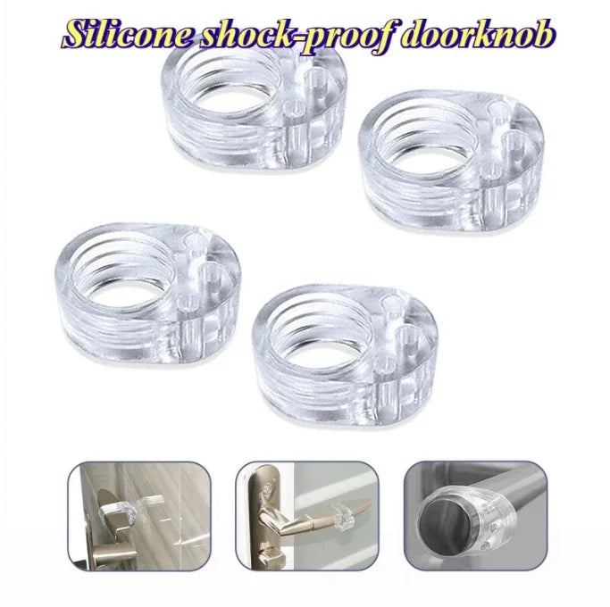 Silicone Door Knob Wall Protector & Door Stopper Guard
