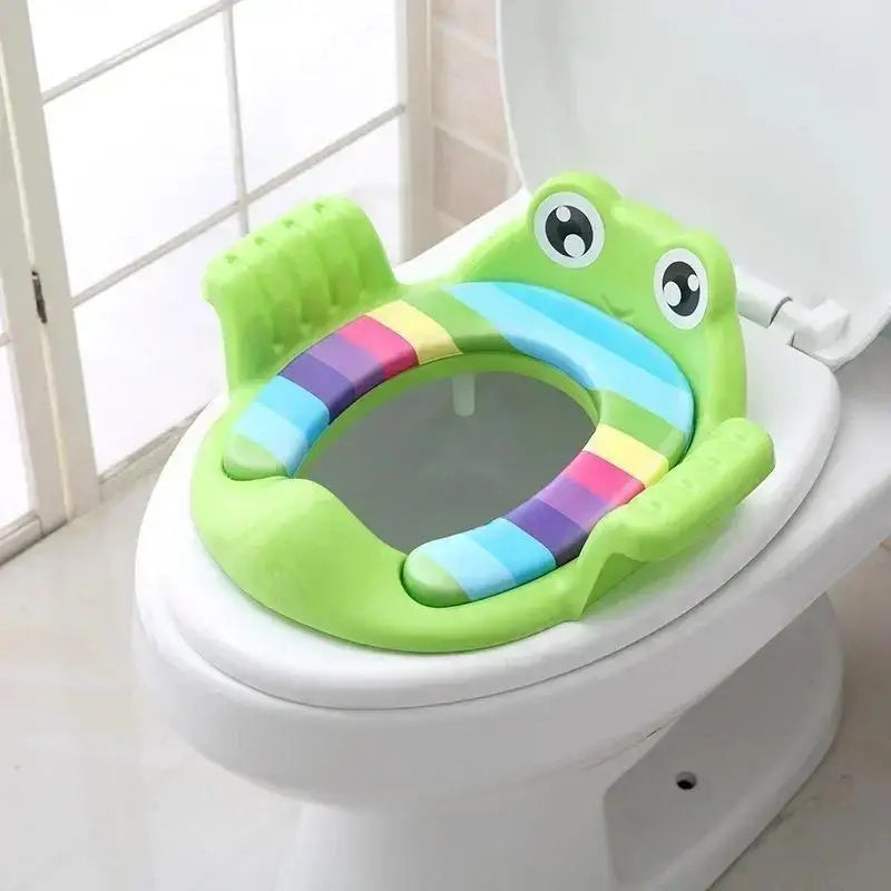 Baby Potty Training Toilet Seat with Armrest – Boys & Girls