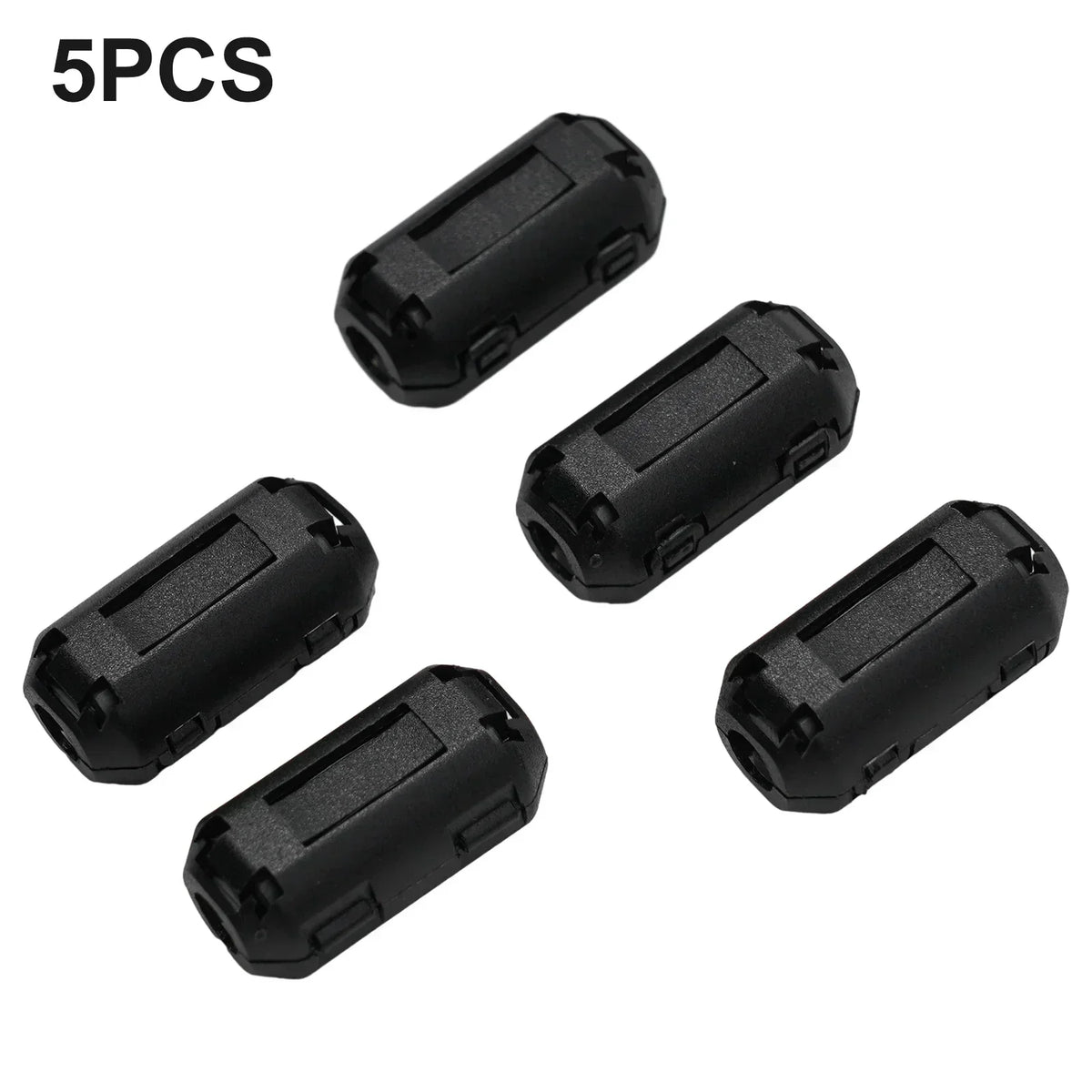 5-Pack Clip-On Ferrite Bead RFI Noise Filter – USB & Cables