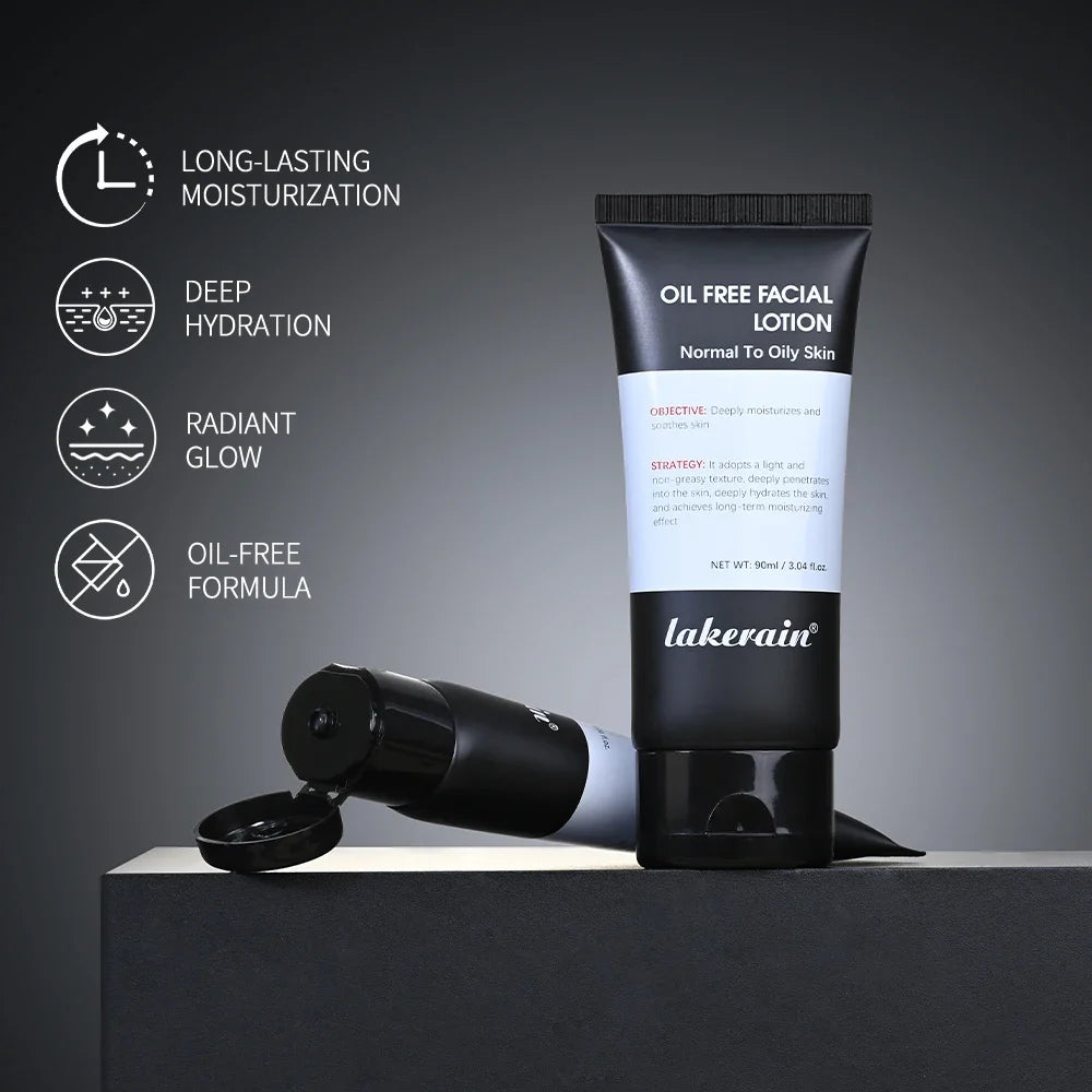 Men's Oil-Free Hydrating Facial Lotion | Lakerain 90ml