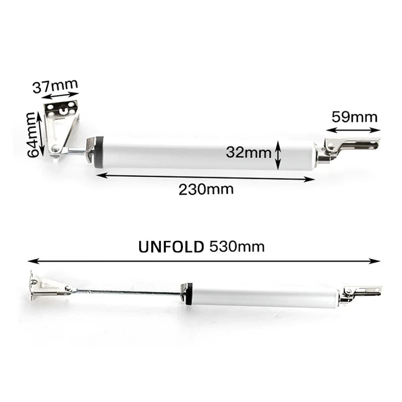 Automatic Soft Close Door Closer – 90° Stop, Adjustable Speed