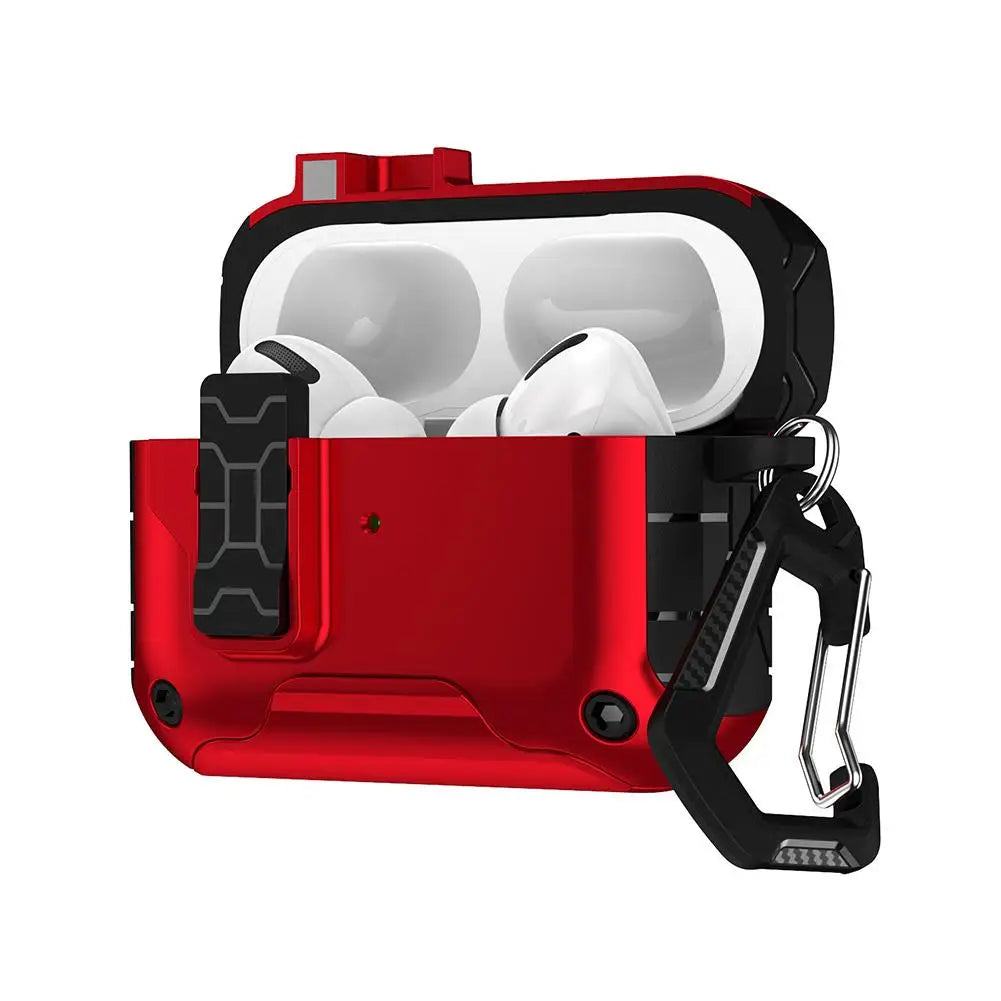 AirPods Pro 3 MagSafe Case – Magnetic Lock, Kickstand & Carabiner