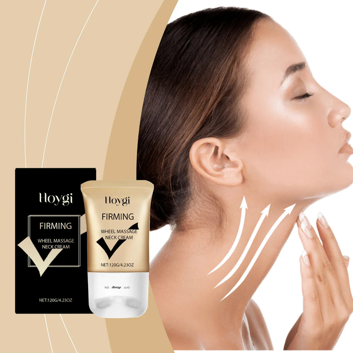 Neck Firming Roller Cream – Tightening & Moisturizing Lotion