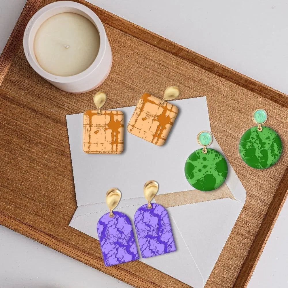 Marble Clay Texture Mat – DIY Jewelry & Card Making Stamps