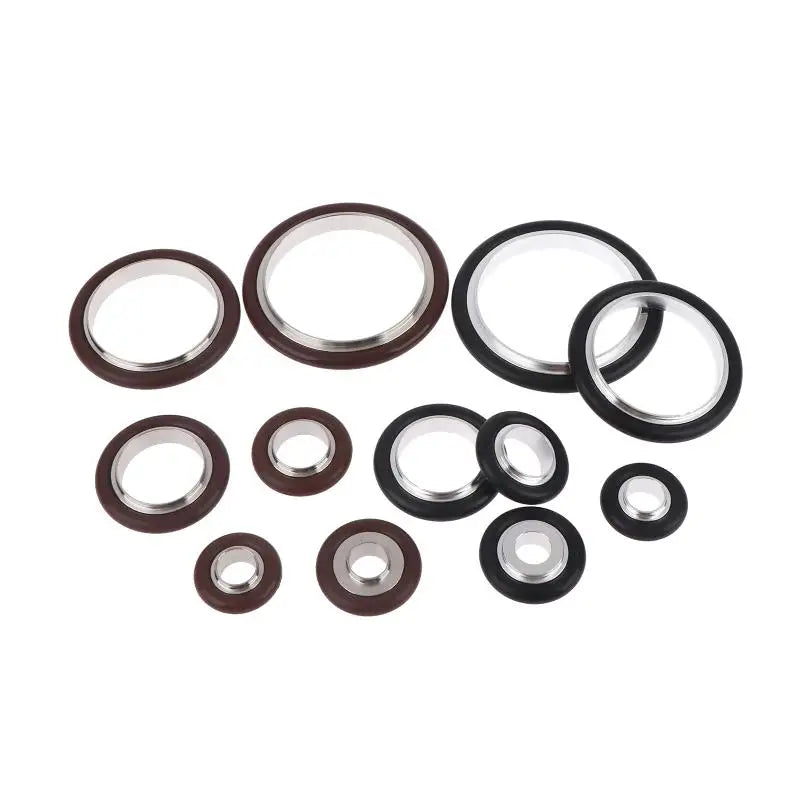 KF Vacuum Clamp Flange Centering Ring with NBR/FKM O-Ring Seal