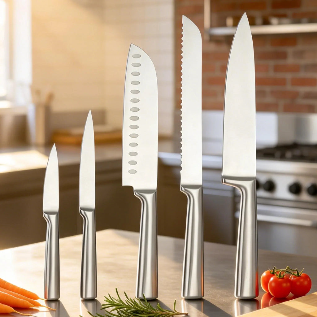 5-Piece Stainless Steel Kitchen Knife Set – All-Purpose