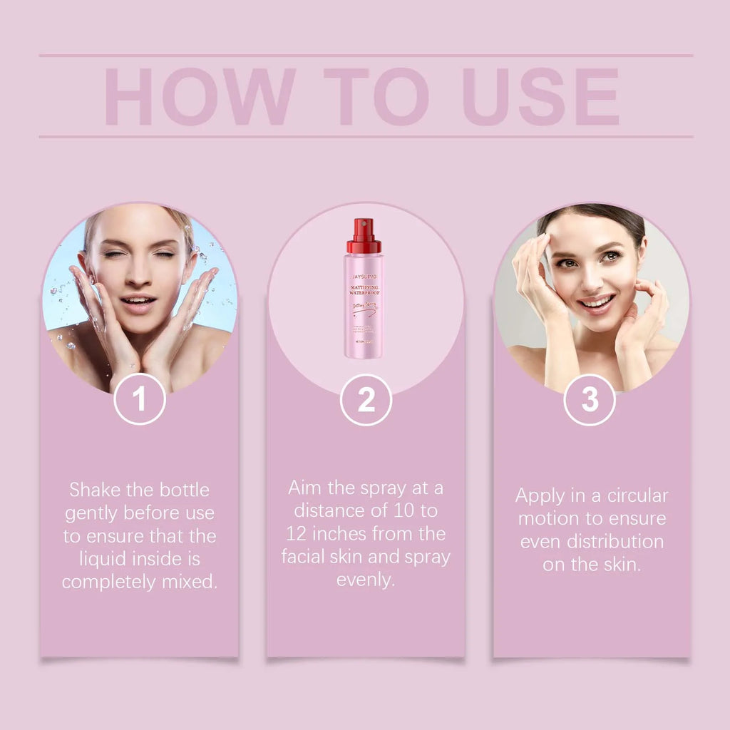 Jaysuing Matte Makeup Setting Spray – Oil Control, 60ml