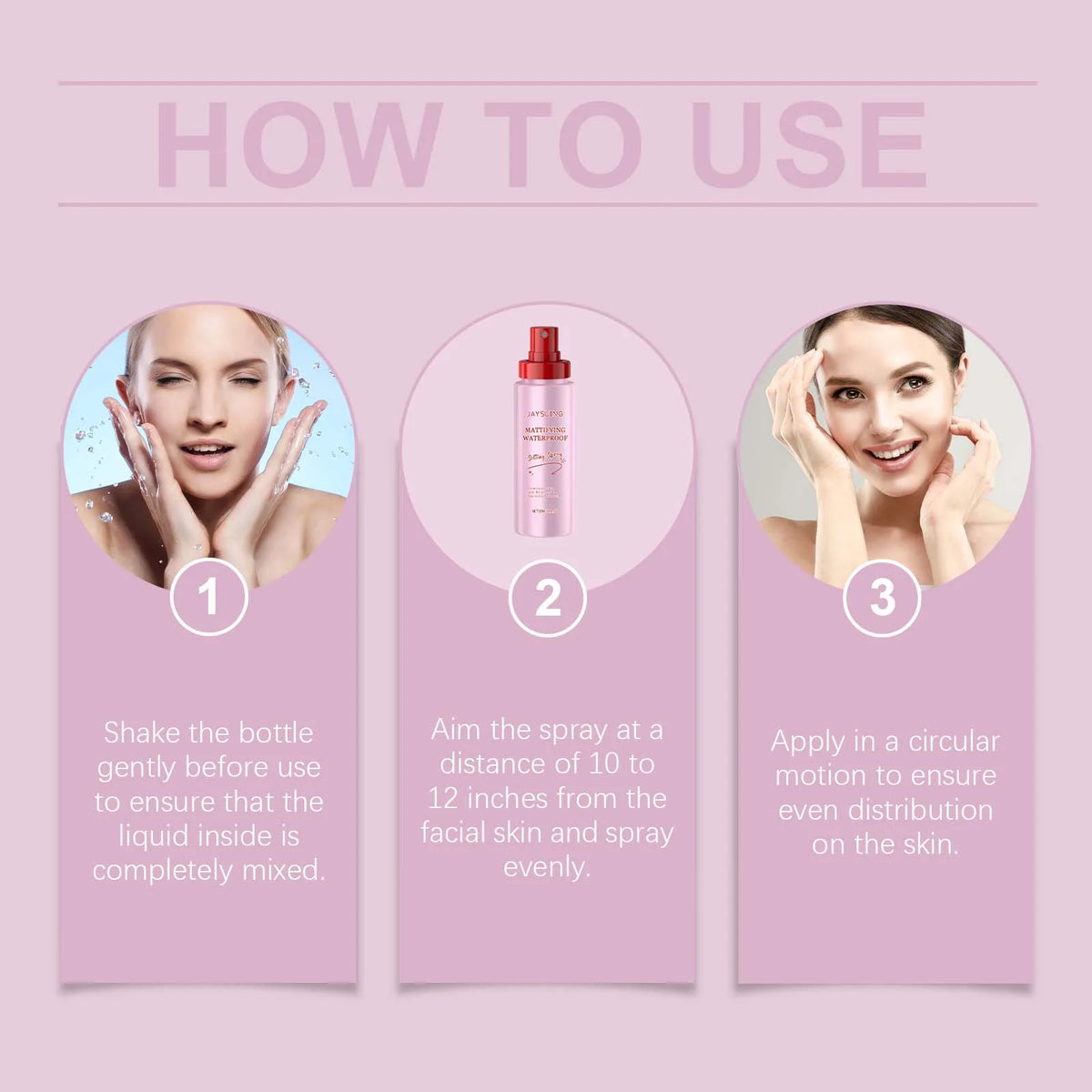 Jaysuing Matte Makeup Setting Spray – Oil Control, 60ml