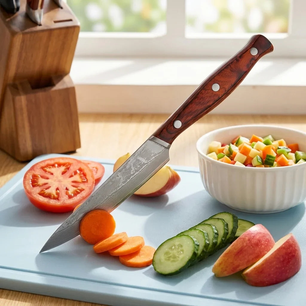 67-Layer Damascus VG10 Paring & Fruit Knife | Kitchen Knife