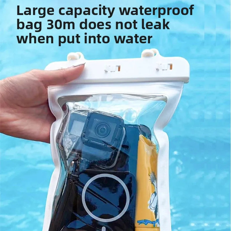 Waterproof Phone Bag Armbands Pouches Swimming Large Case Under Water
