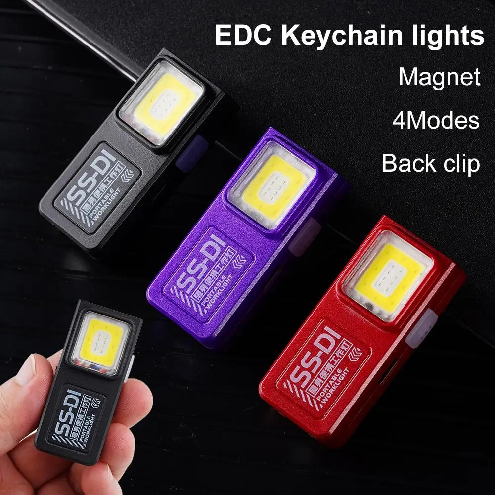 Mini USB Rechargeable LED Keychain Flashlight | 600 Lumen