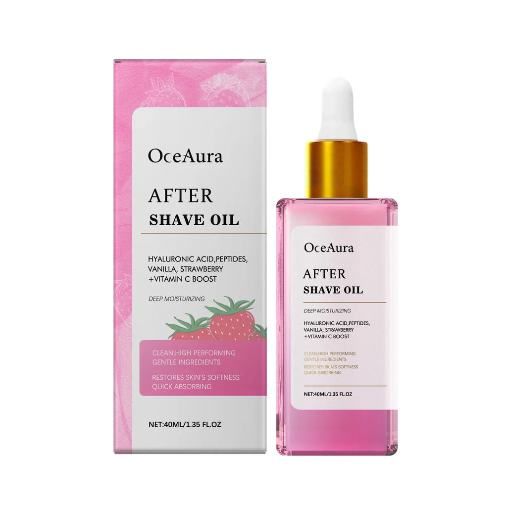 OceAura Strawberry After-Shave Nourishing Oil | Smooth Skin 40ml