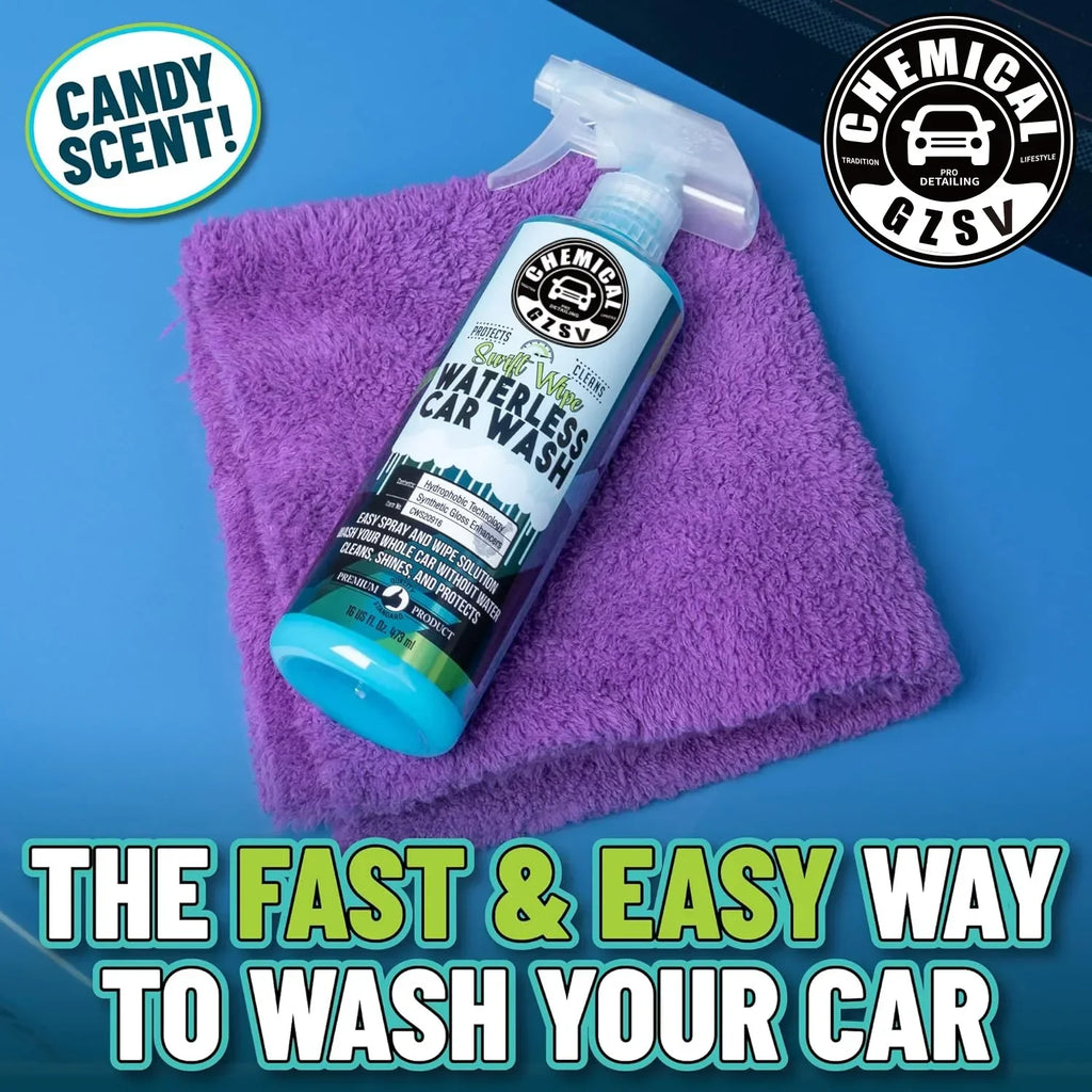 Chemical Swift Wipe Waterless Car Wash Safe Cars Trucks Motorcycles