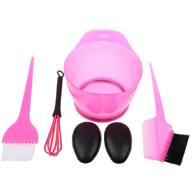5-Pc Hair Coloring Brush & Bowl Set – Bleaching Dye Kit