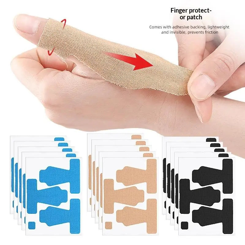 Precut Elastic Thumb Support Tape – 10 Sets | Flexible Wrap