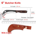 InLeung Hand Forged Kitchen Knife – Stainless Steel Wood Handle