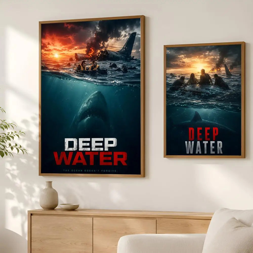 Deep Water Movie HD PVC Self-Stick Wall Poster | Waterproof Art