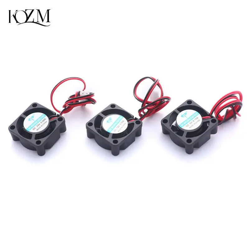 25mm DC Cooling Fan 2510 Hydraulic Bearing 5V 12V 24V GPU M.2