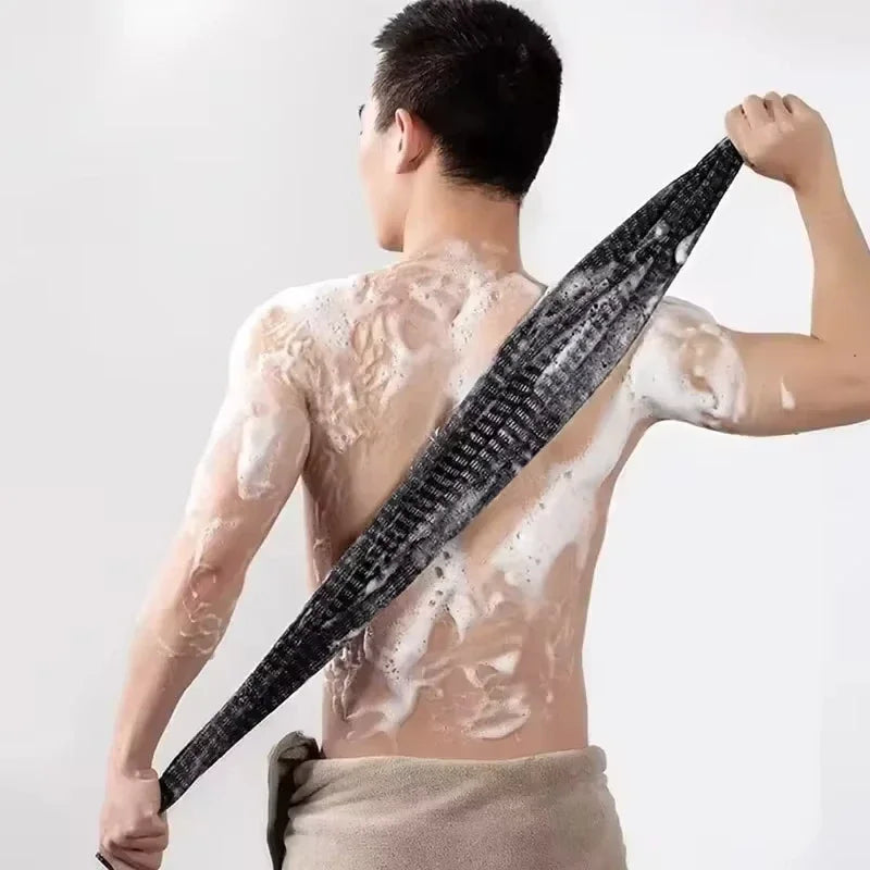 Foaming Back Exfoliating Strong Scrub Towel Brush Men's Women's Bath