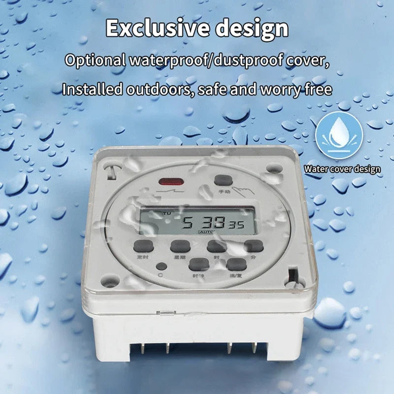 Programmable Time Relay CN101A CN102A Plastic Waterproof Cover