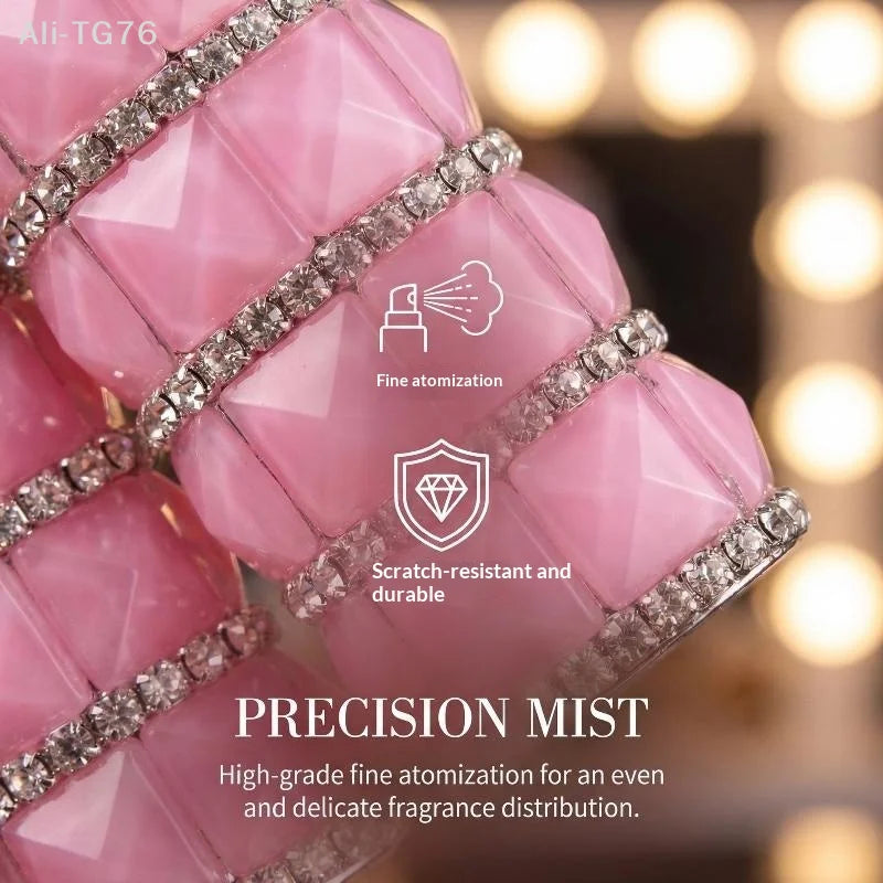 Rhinestone Refillable Perfume Atomizer 12ml Travel Spray Bottle