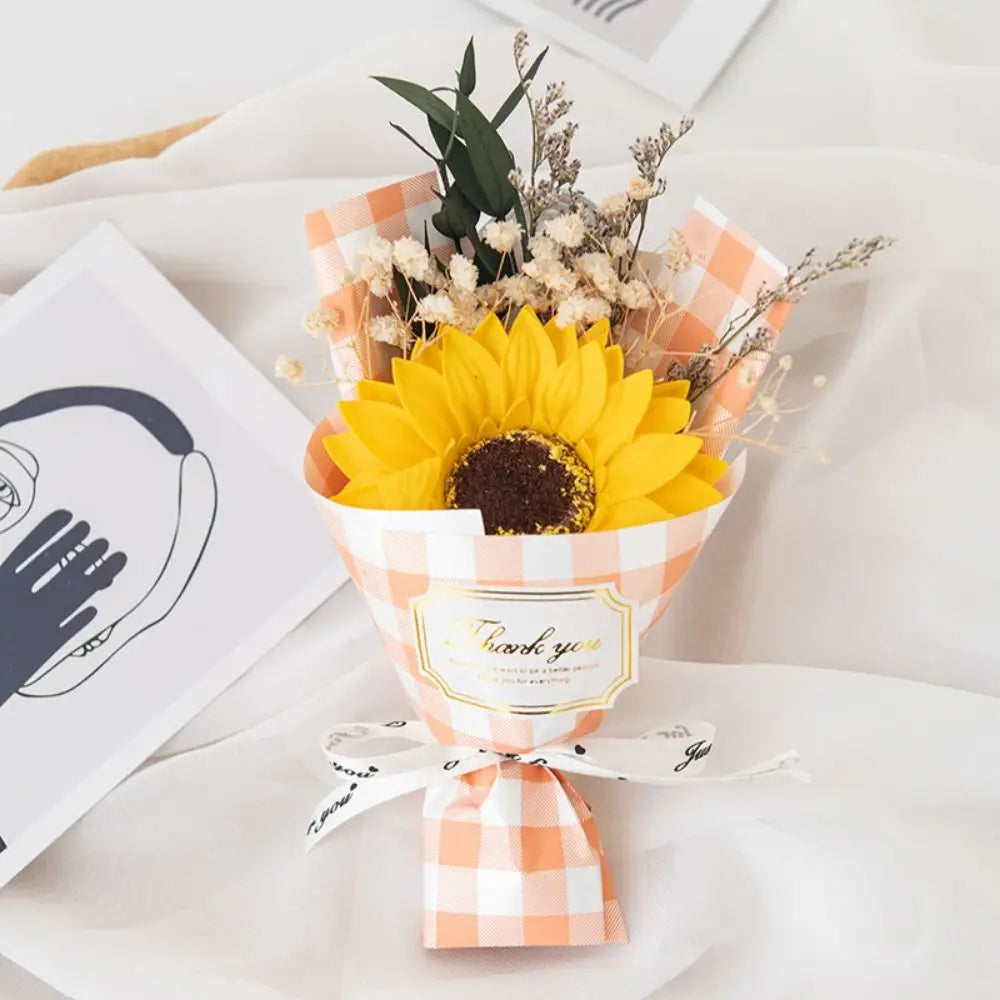 Lifelike Soap Rose Bouquet | Artificial Eternal Roses Gift