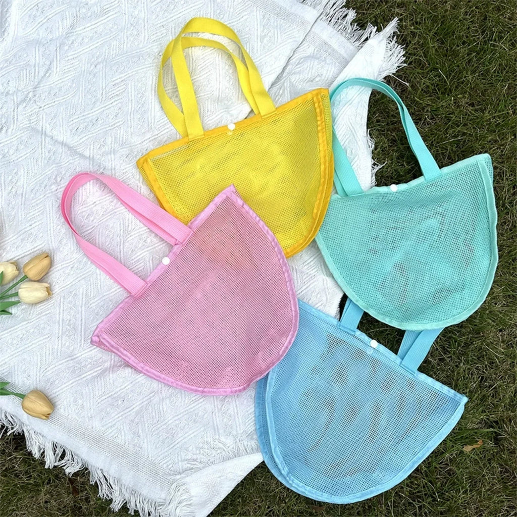Mesh Seashell Bag – Beach Shell Collecting & Toy Storage Tote