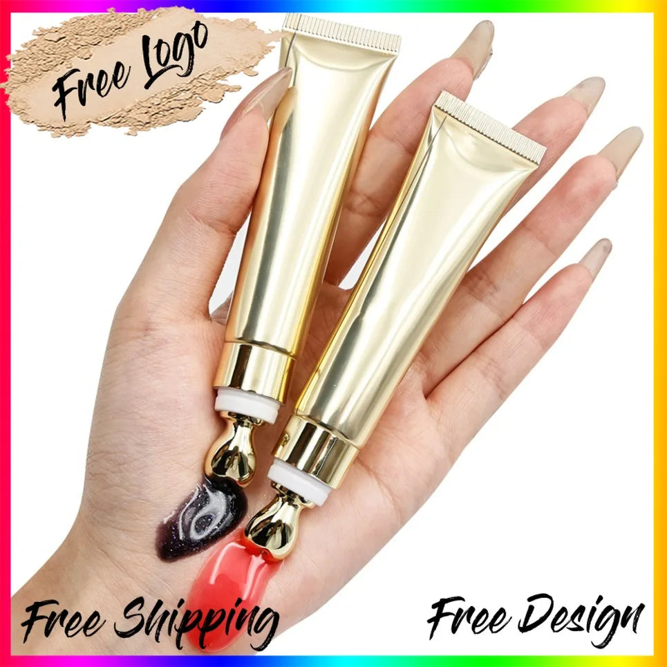 Vegan Lip Oil 15ml Squeeze Tube – Private Label Plumping Gloss