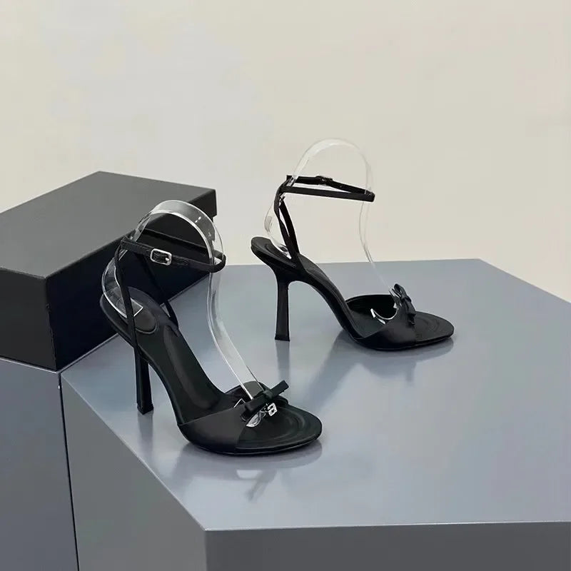 Women's Peep Toe Stiletto Pumps – Buckle Strap Heels Plus Size