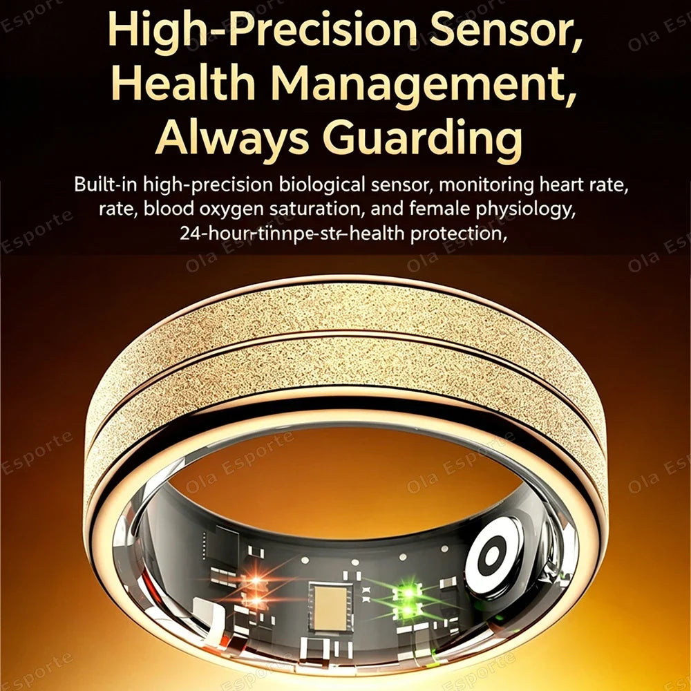 Ola Esporte Smart Ring – AI Health, Sleep & Gesture Control