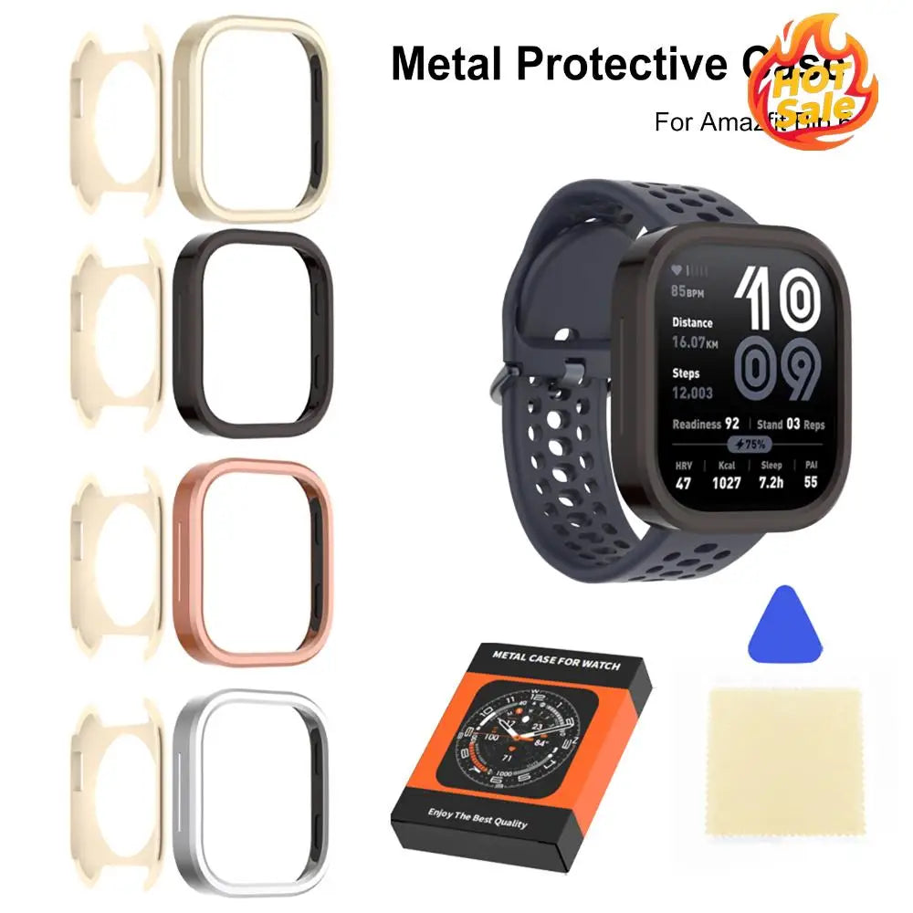 Amazfit Bip 6 Metal Case – Slim Anti-Scratch Protective Cover
