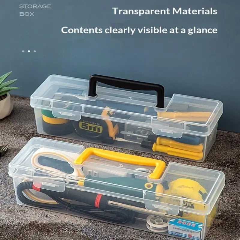 Multi-Compartment Tool Storage Box – Hardware & Screw Organizer