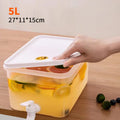 Cold Water Bucket Faucet Refrigerator Jug Dispenser Kettle Summer