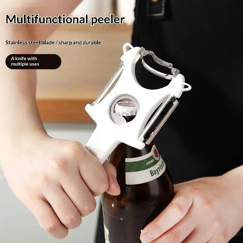 1 Creative Stainless Steel Fruit Peeler Handheld Vegetable Peeling