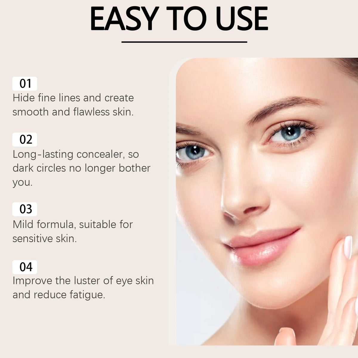 Eelhoe Lightweight Concealer Cream – Flawless Full Coverage