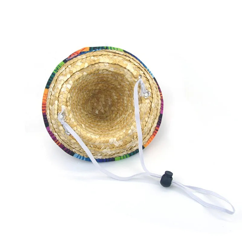 Adjustable Sun Hat for Cats & Dogs – Breathable Summer Pet Hat