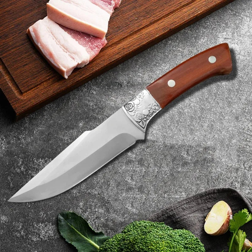InLeung Forged Boning Knife – Stainless Steel & Wood Handle
