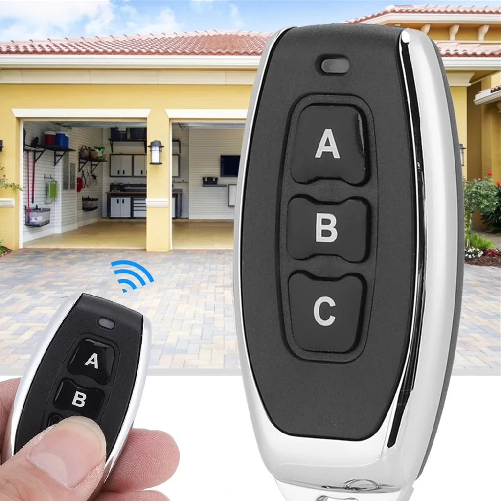 433MHz 3-Button RF Remote for Gate & Garage Door | EV1527