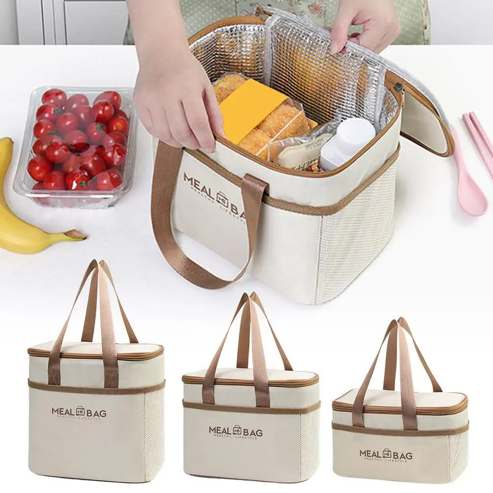 Large Insulated Lunch Tote Bag – Thermal Bento Cooler Bag
