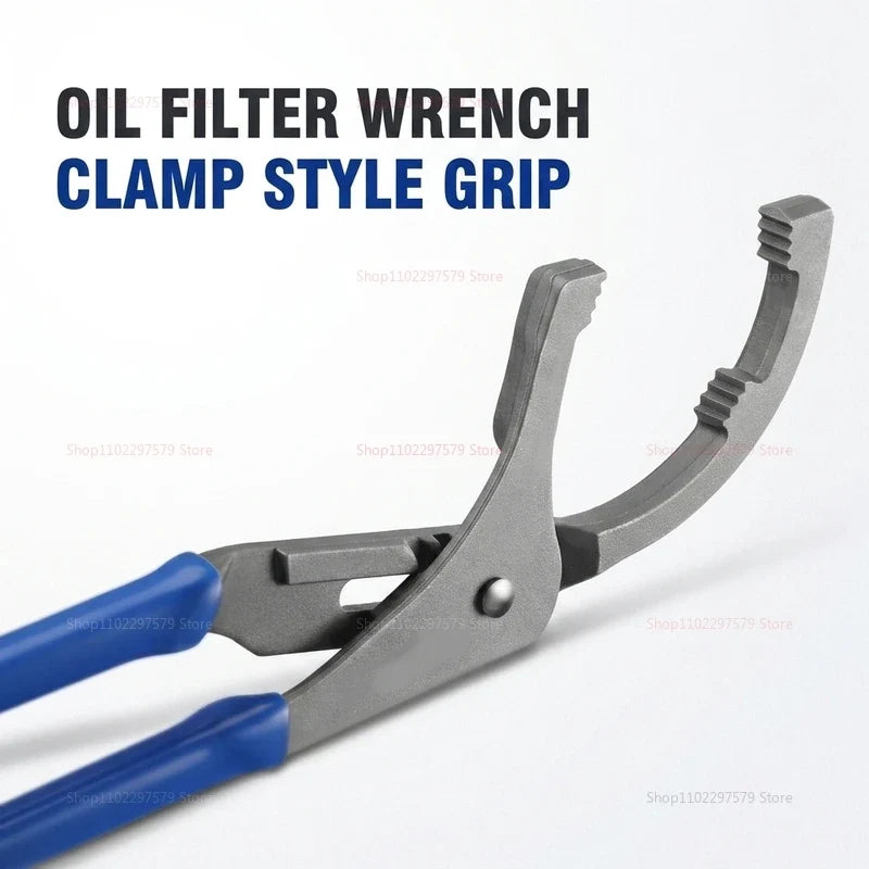 Adjustable Oil Filter Wrench Pliers 9" & 12" Carbon Steel Tool
