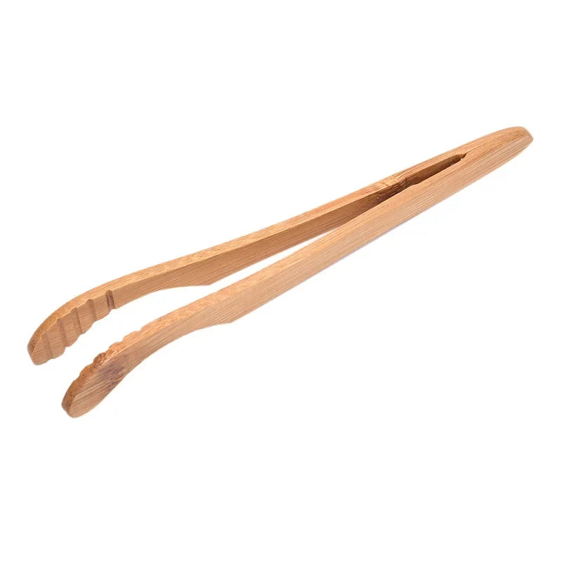 Bamboo Tea Tongs – Food Clips for Toast, Bagel & Sugar