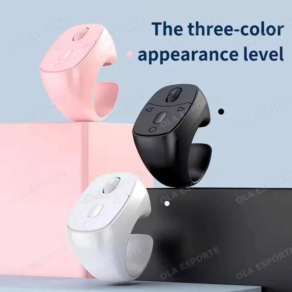 Bluetooth Ring Remote – Selfie & Page Turner for iOS & Android