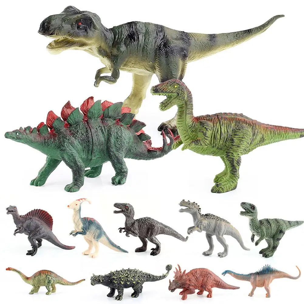 Dinosaur Model Toys Simulation Tynosaurus Rex Stegosaurus Triceratops