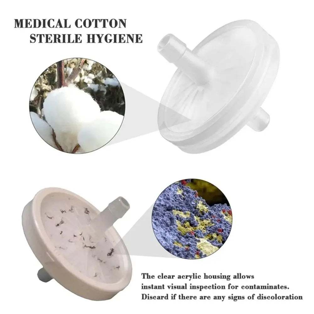 Filtration Parts Inline Sanitary Air Filter Fish Tank Aquarium