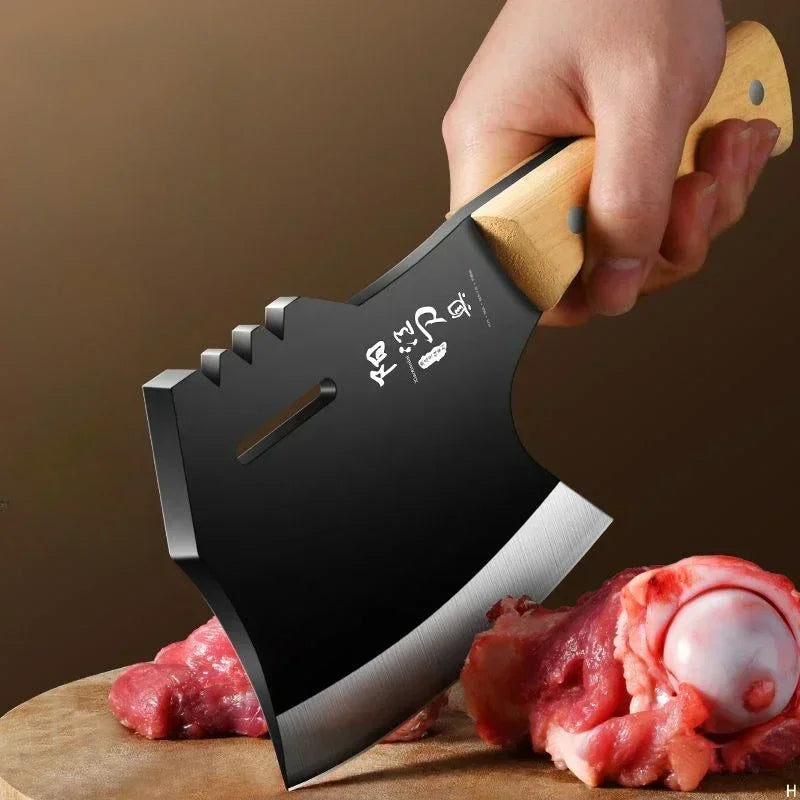 Heavy-Duty Bone Chopper Cleaver – Stainless Steel Butcher Knife