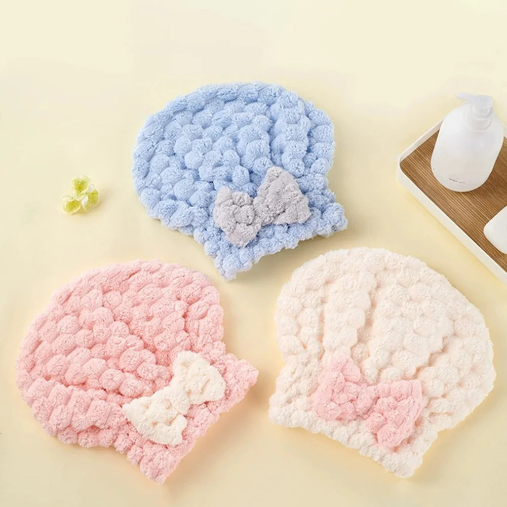 Quick Dry Hair Towel Wrap Turban for Long Thick Hair – Women