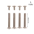 Stainless Steel Luggage Wheel Bolts & Rivets – 4-Set 6×30–45mm