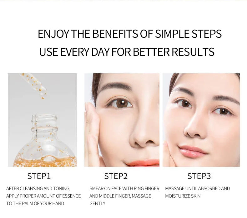24K Gold Hyaluronic Acid Serum – Brightening & Hydrating 100ml