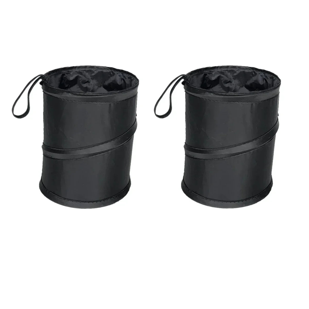 Car Trash Can with Side Pocket – Waterproof Leak-Proof Bag