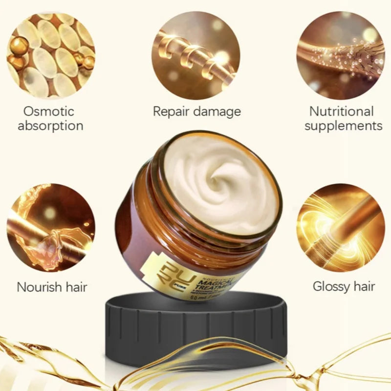 Miracle Hair Mask Pure Protein Suitable Men Women Dry 1 Bottle